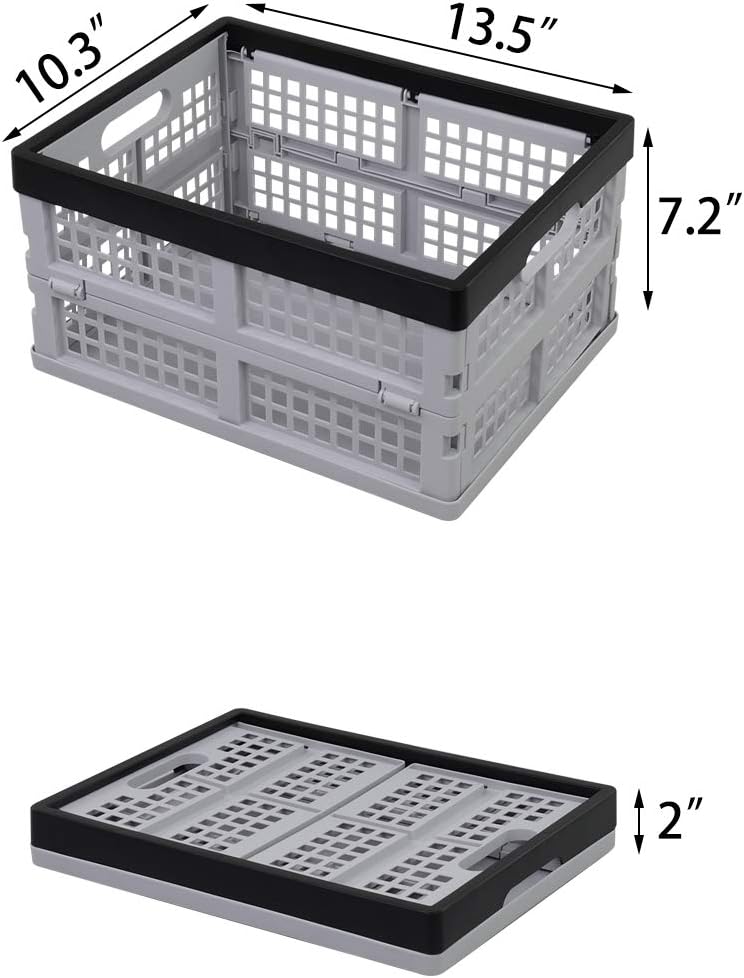 16 L Plastic Collapsible Storage Crate V73138