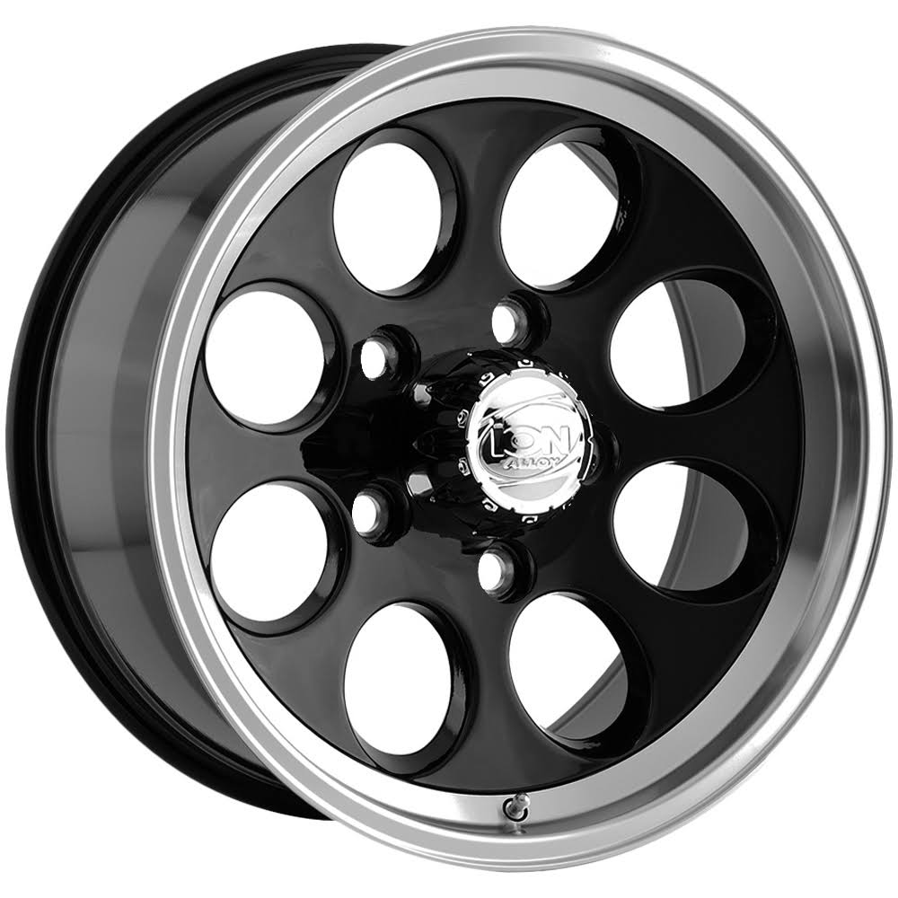 15x10 5x4.5x22 -38mm Black Wheel Rim V1828