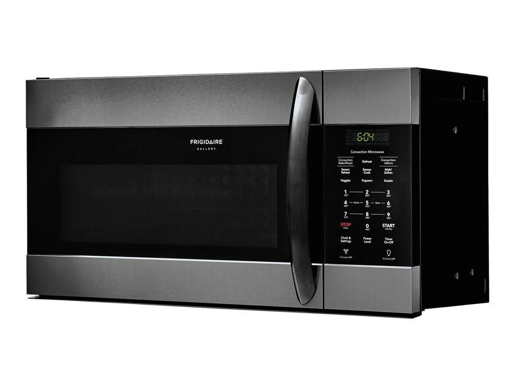 Black stainless steel over-range microwave oven with convection N560