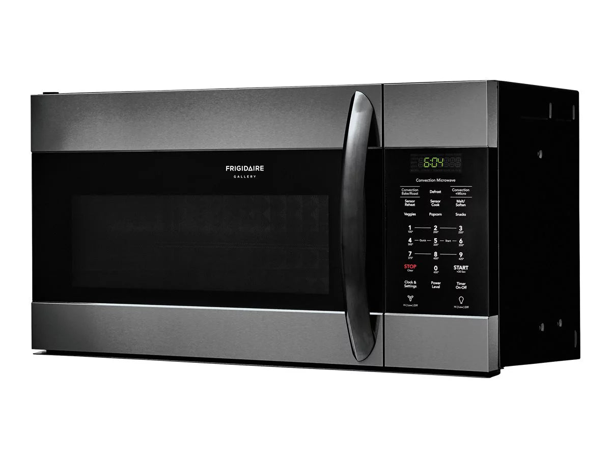Black stainless steel over-range microwave oven with convection N560