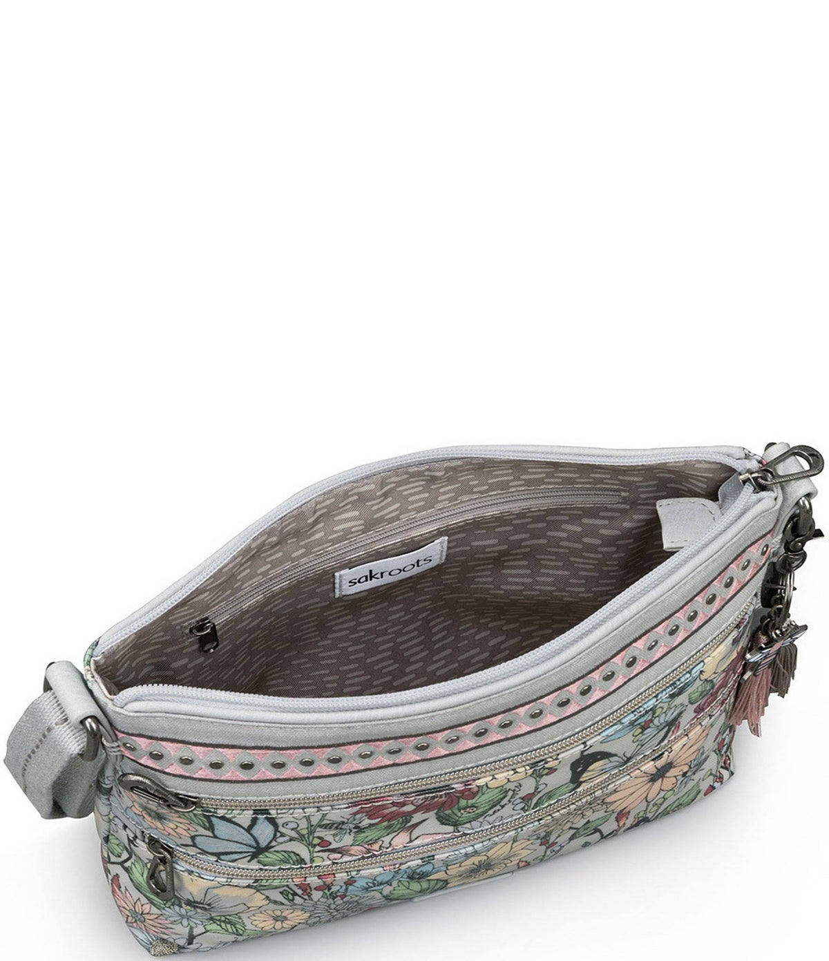 Double Zip Crossbody Bag T130