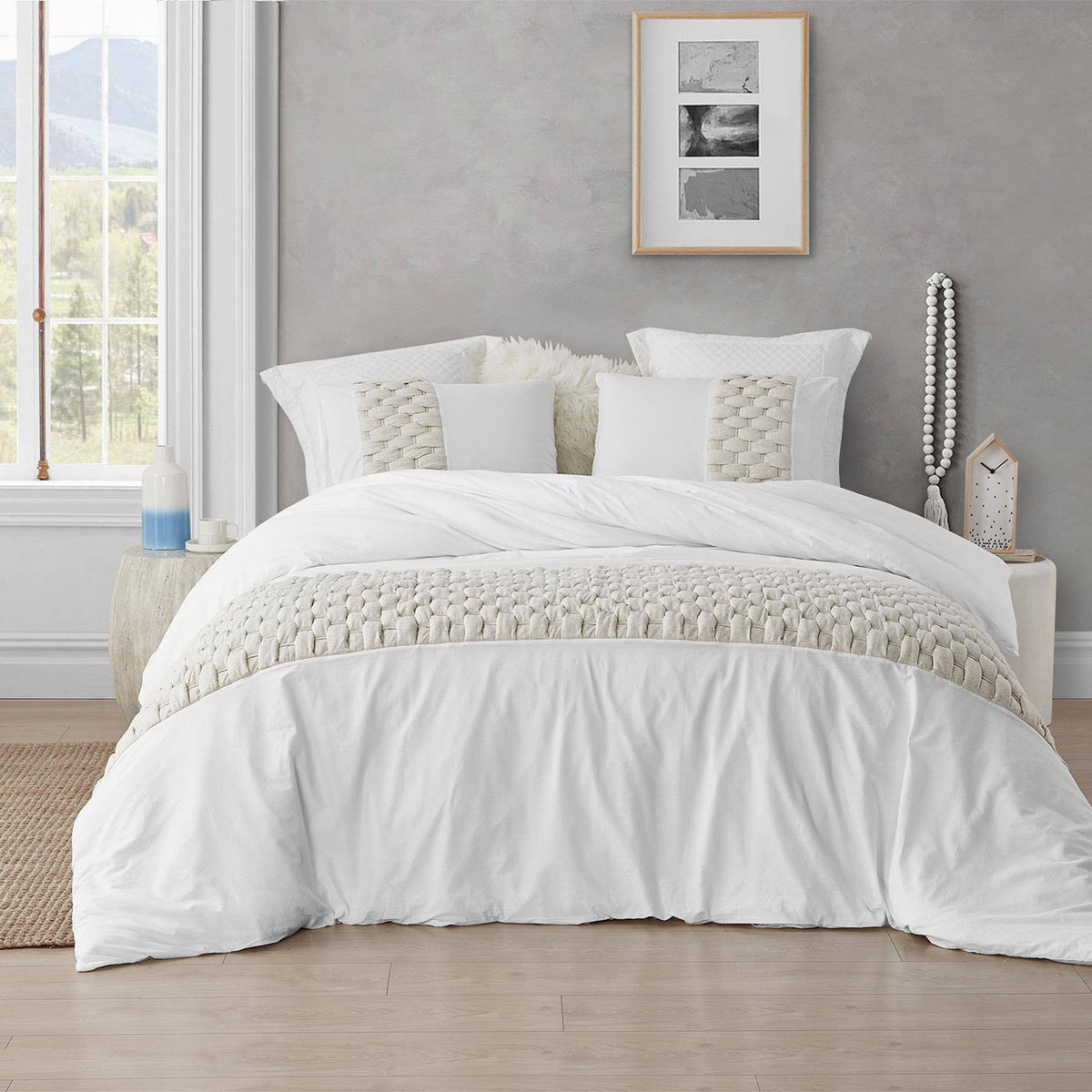 Oversized Knit Duvet Cover M5151