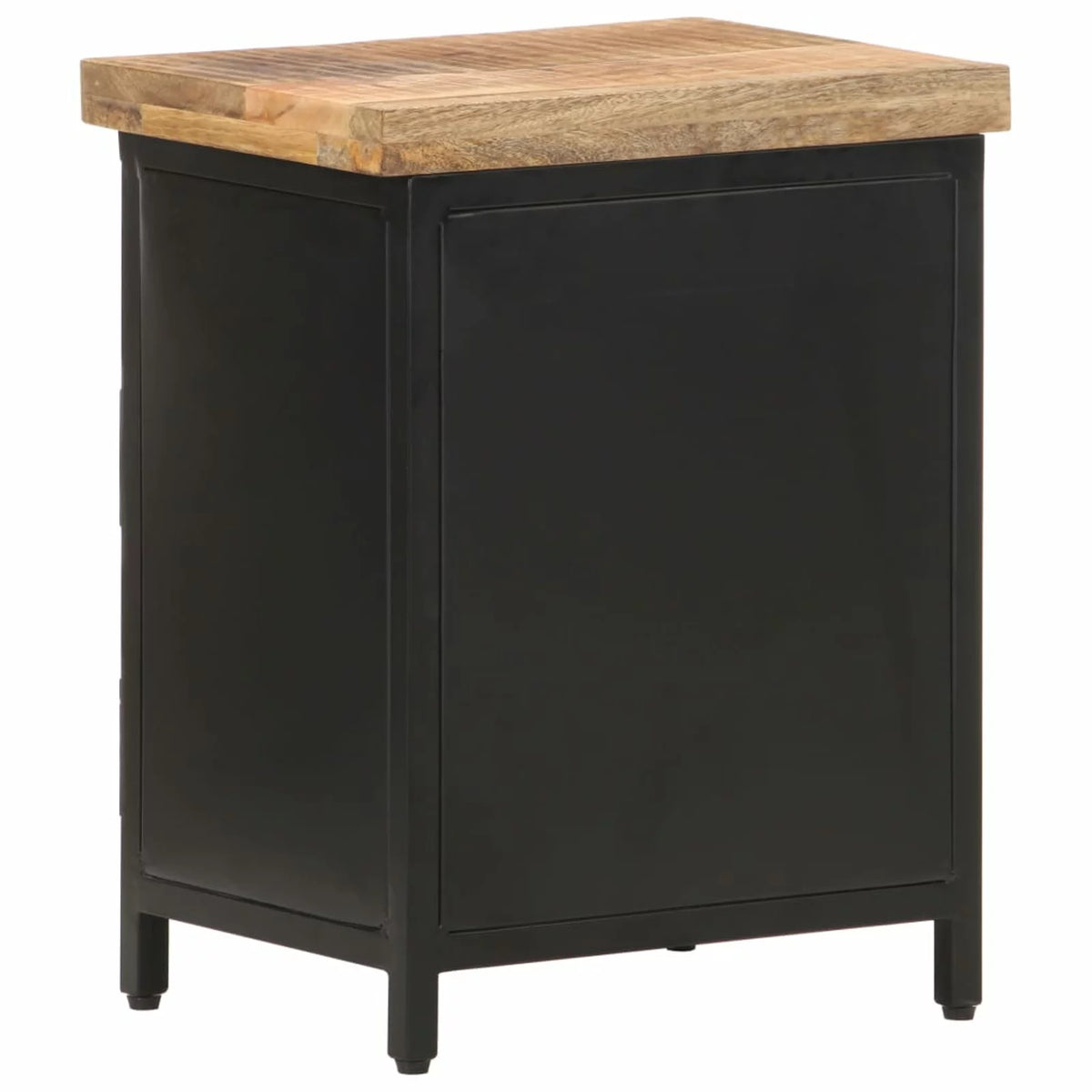 Mango Wood Bedside Cabinet with Storage Drawer L430267