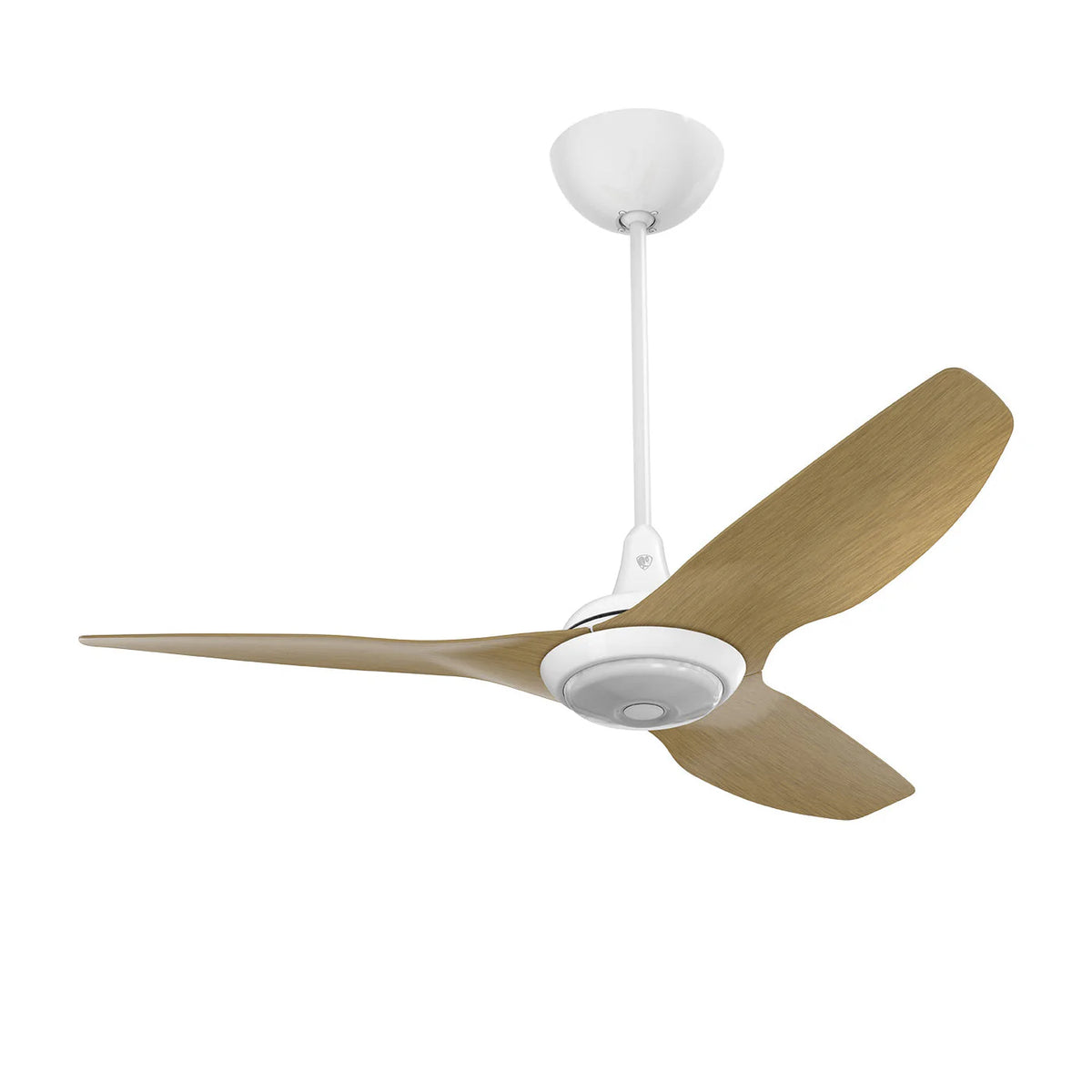 52 Ceiling Fan with Caramel Aluminum Blades and White Finish N421
