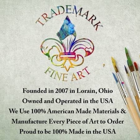 Green Girl Canvas Giraffe Painting E1586