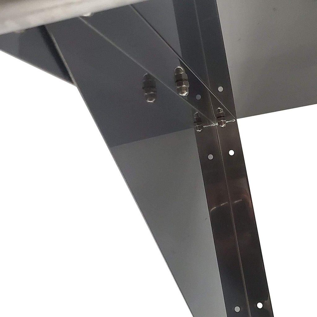 Stainless Steel Wall Mount Floating NSF Shelving T887860