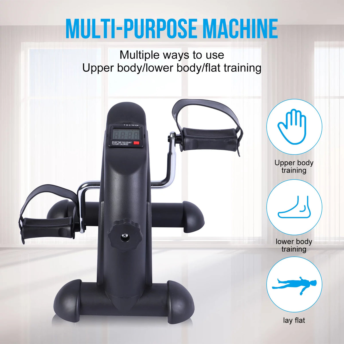 Mini Portable Pedal Stationary Exercise Bike with LCD Screen Z3992