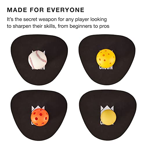 Pancake Baseball Practice Mitts - EVA Foam Infield Fielding Training Coaching Equipment - Ambidextrous, One Size Accessories - Thick, Flat Glove Substitute Y843650
