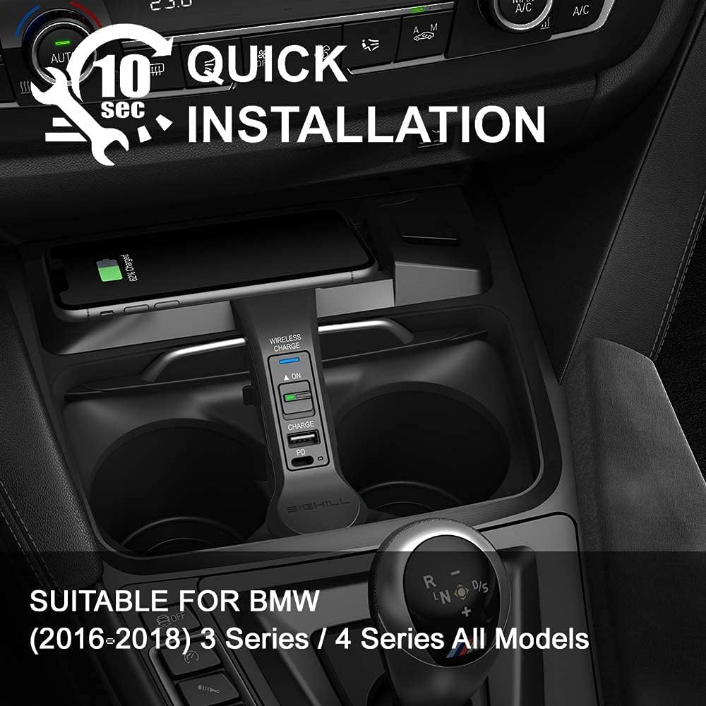 Wireless Car Charger 15W Qi 2-Port Type C T63439