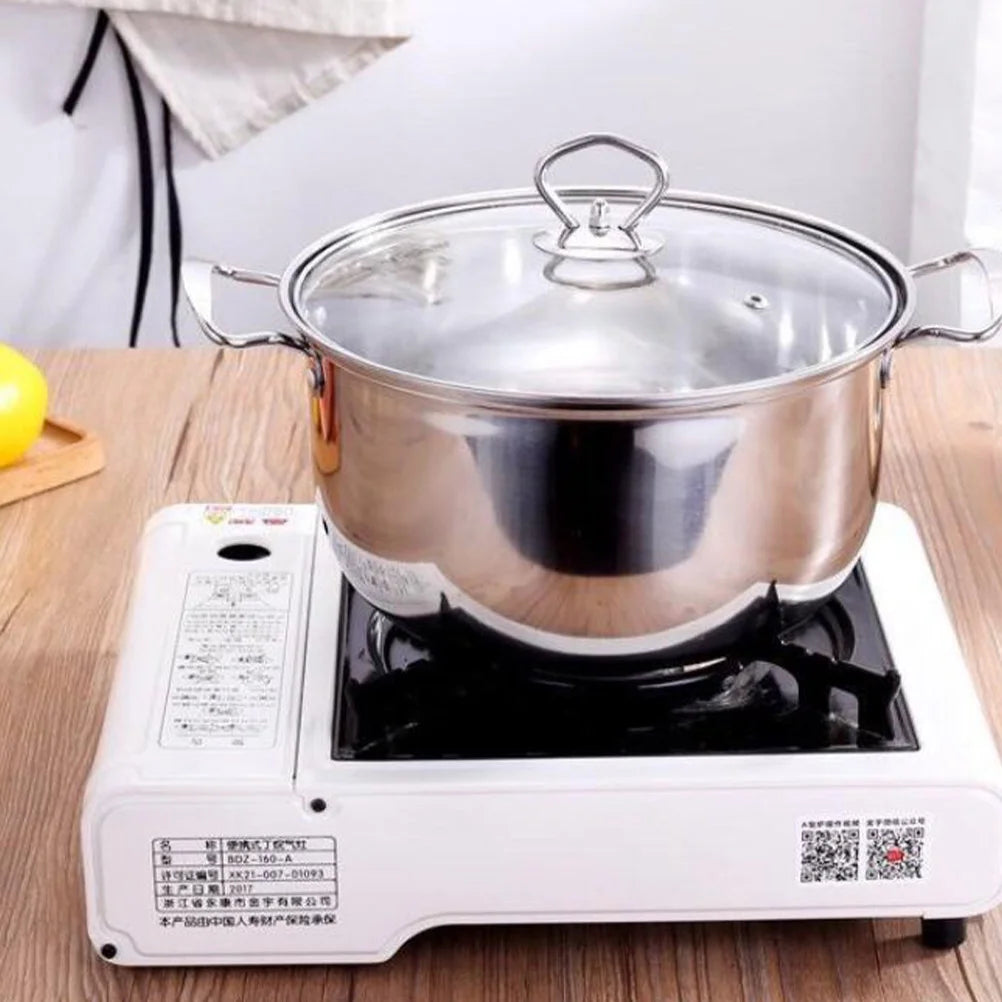 1Pc Stainless Steel Milk Pot Soup Pot Hot Pot T977408