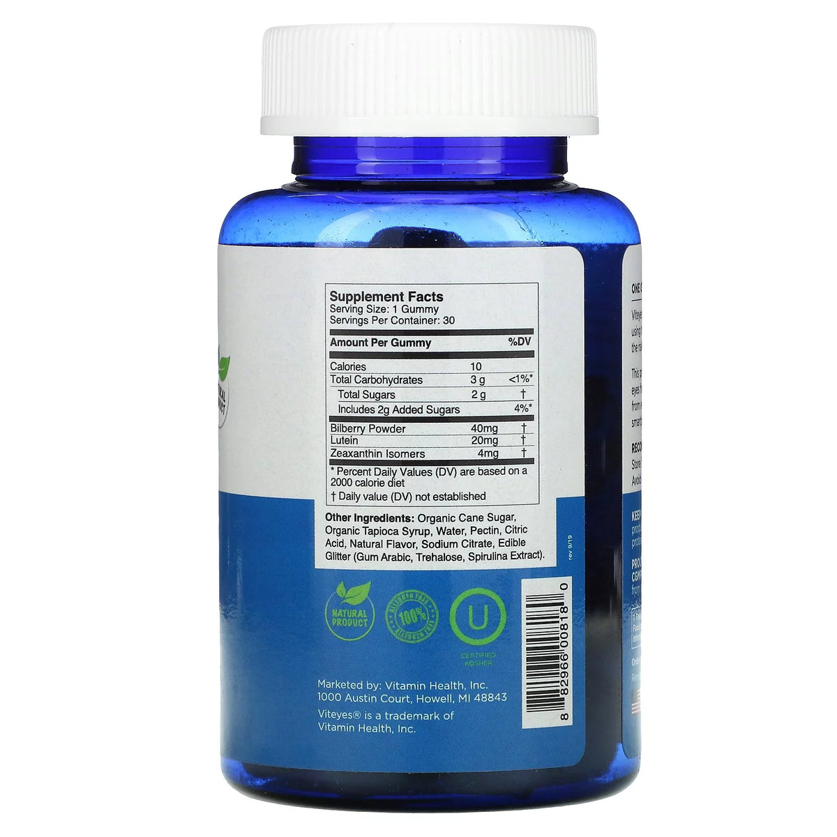 Natural Berry 30 Gummies N47436