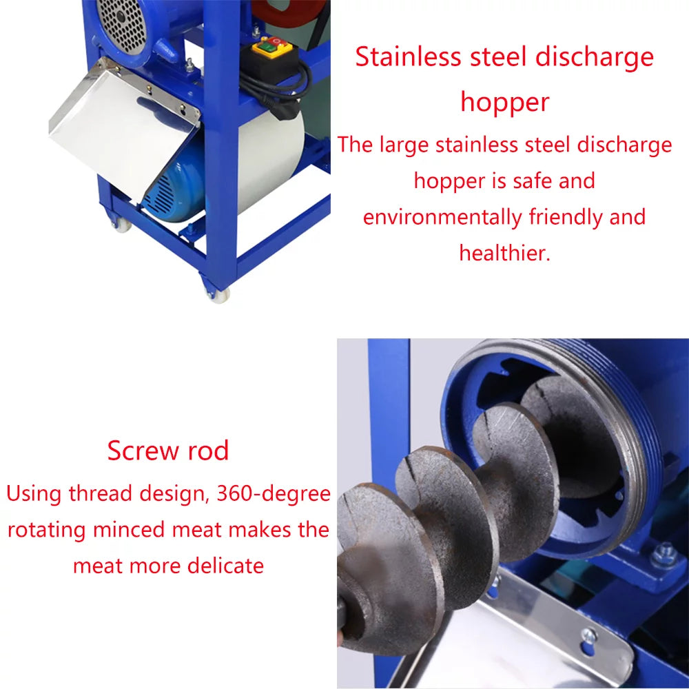 Electric Stainless Steel Meat Grinder 2.2KW 220V R964
