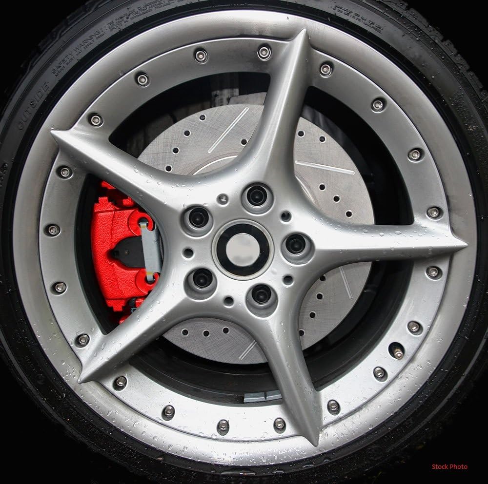 Red Powder Coated Caliper Assembly Pair Set F554
