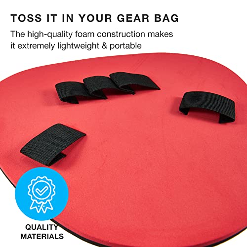 Pancake Baseball Practice Mitts - EVA Foam Infield Fielding Training Coaching Equipment - Ambidextrous, One Size Accessories - Thick, Flat Glove Substitute Y843650