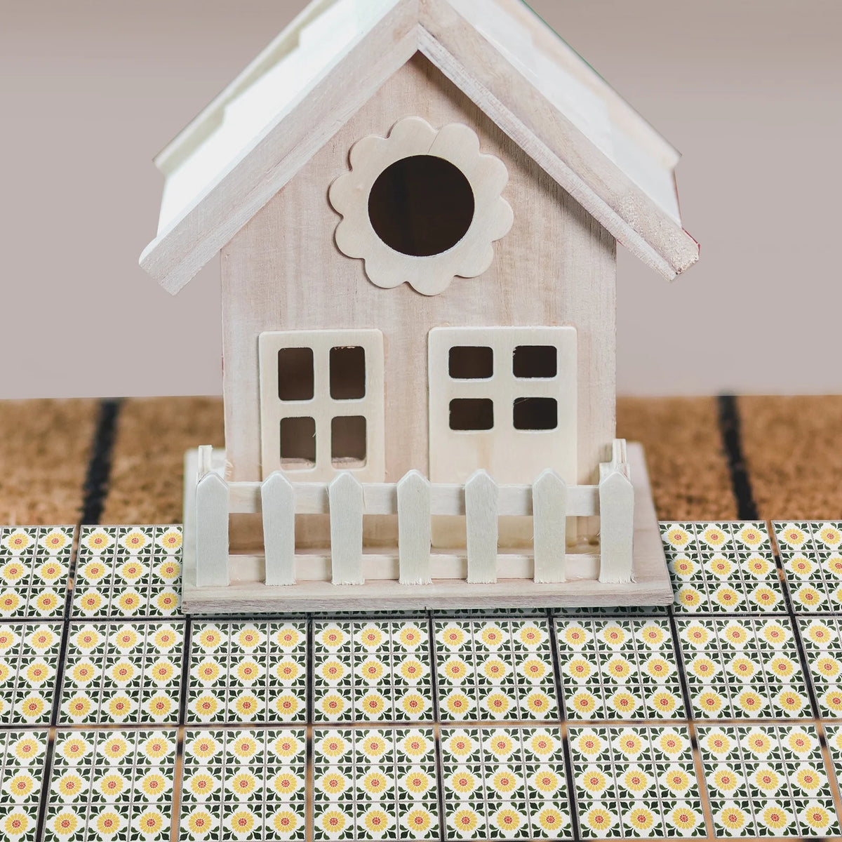 Mini House Simulation Floorboard DIY Adornment M38718