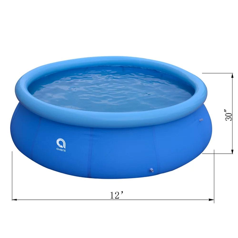 12 Ft x 30 Inflatable Swimming Pool W814661