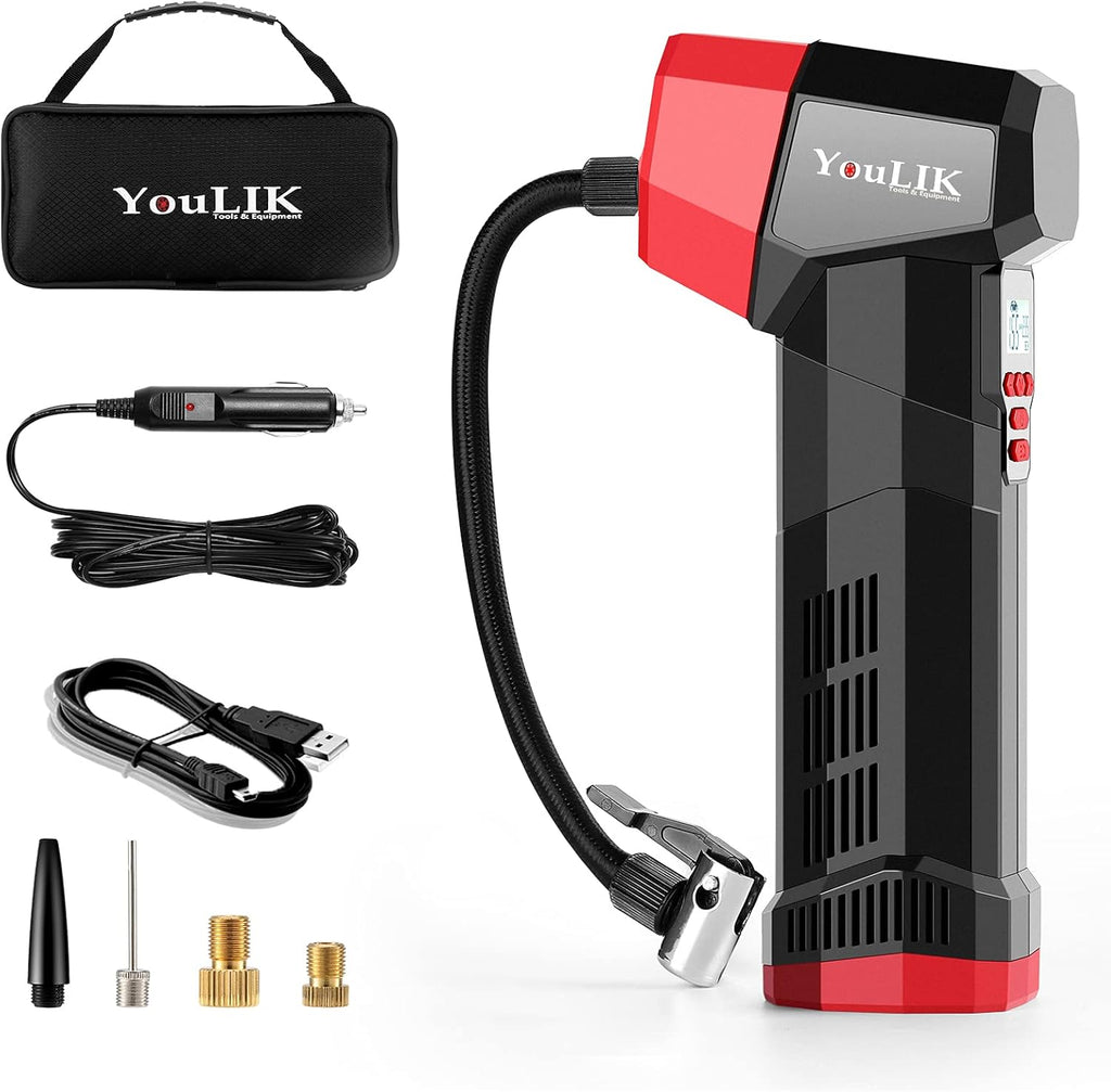 Portable Cordless Tire Inflator Air Compressor E9675