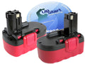 2-Pack Replacement Bosch 18V Battery (3300mAh, NI-MH) F17915