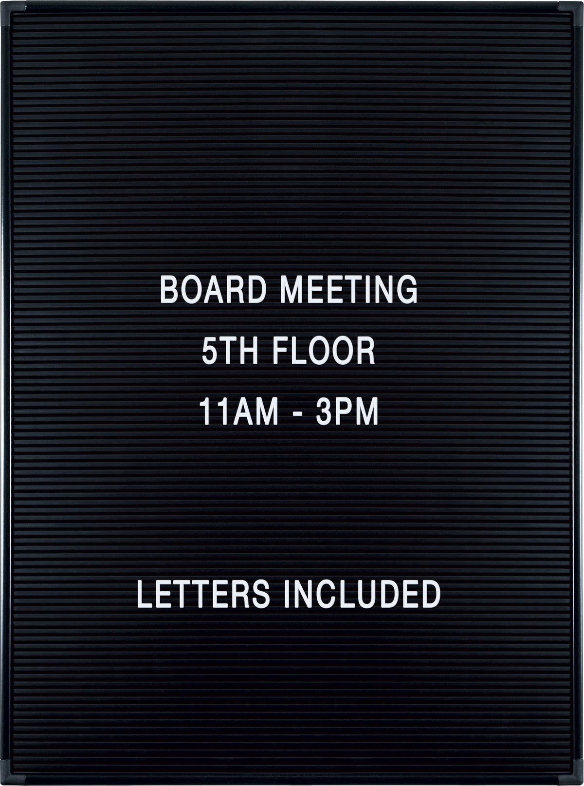 Black Letter Board with Letters 18"x24" Z146