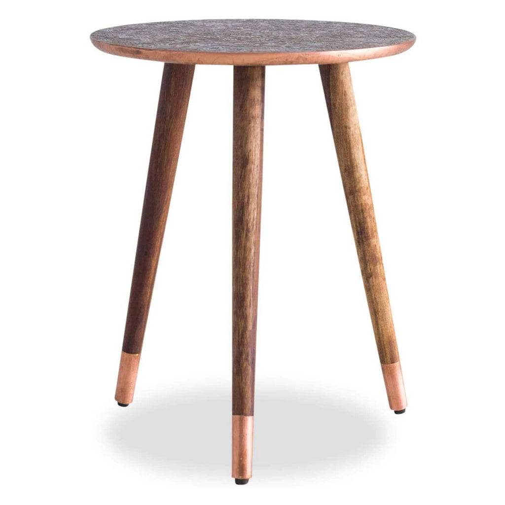 Copper End Table B4536