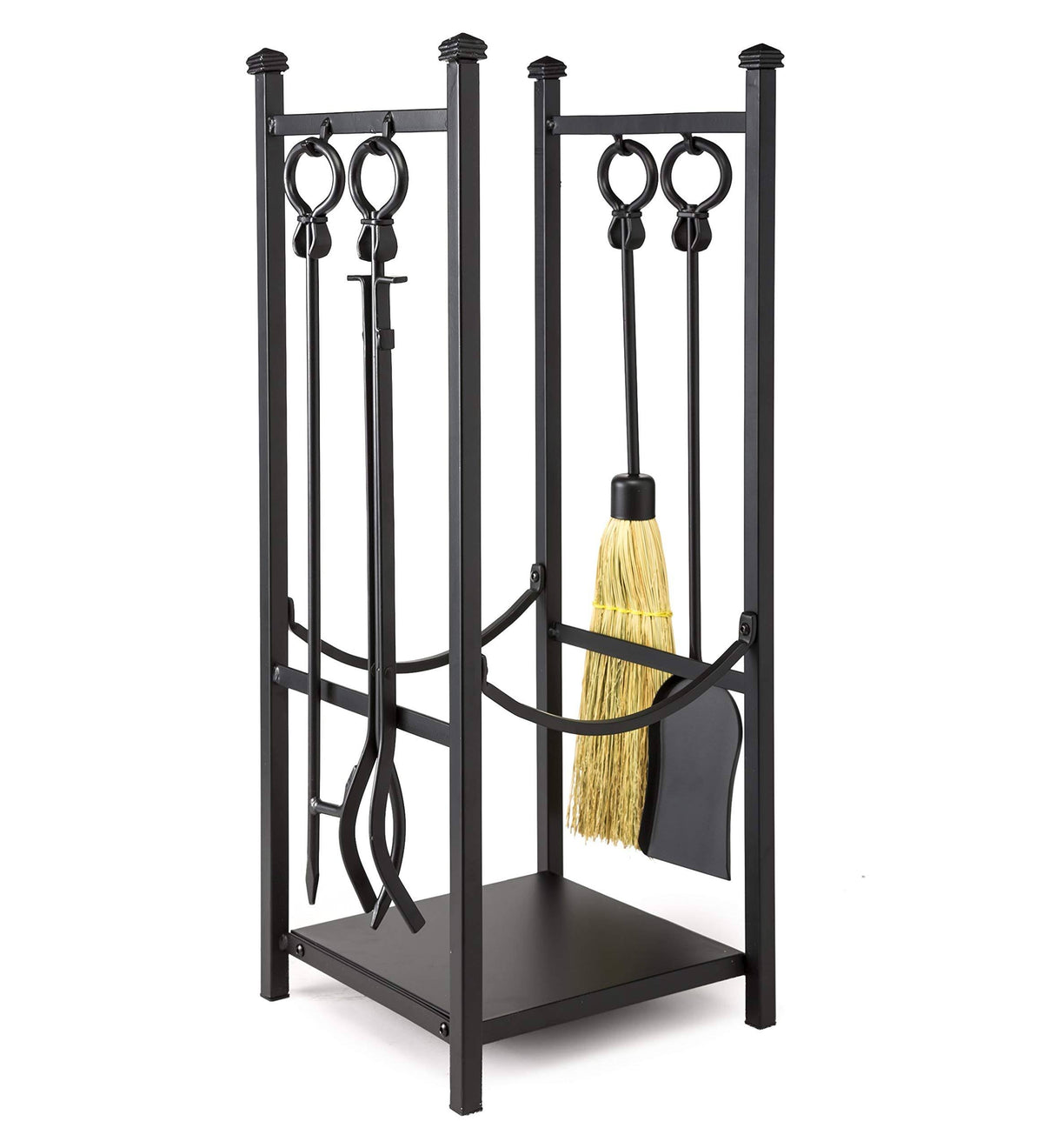 Wood Fireplace Tool Set with Rack H306
