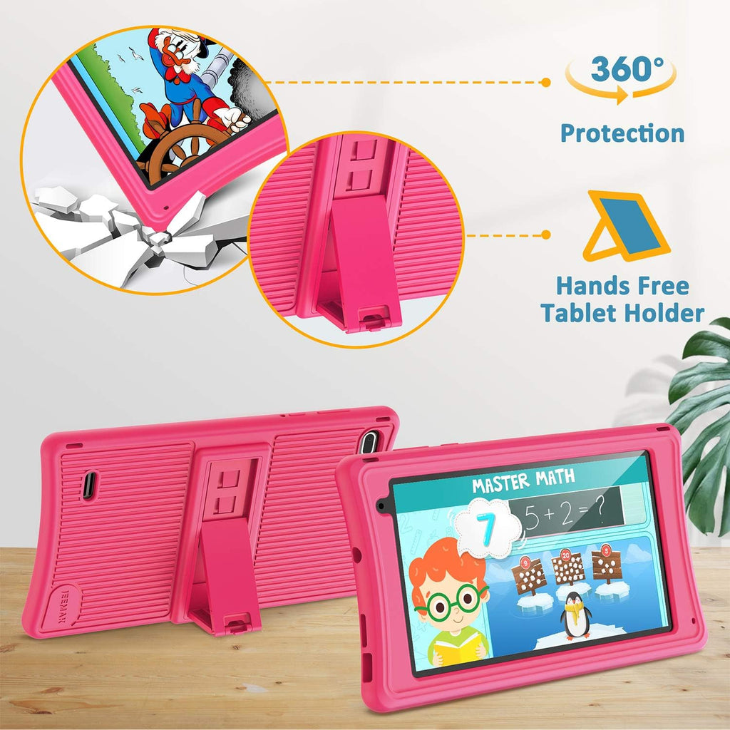 Kids Tablet 7 inch Pink Dual Cameras Pack of 2 B833087