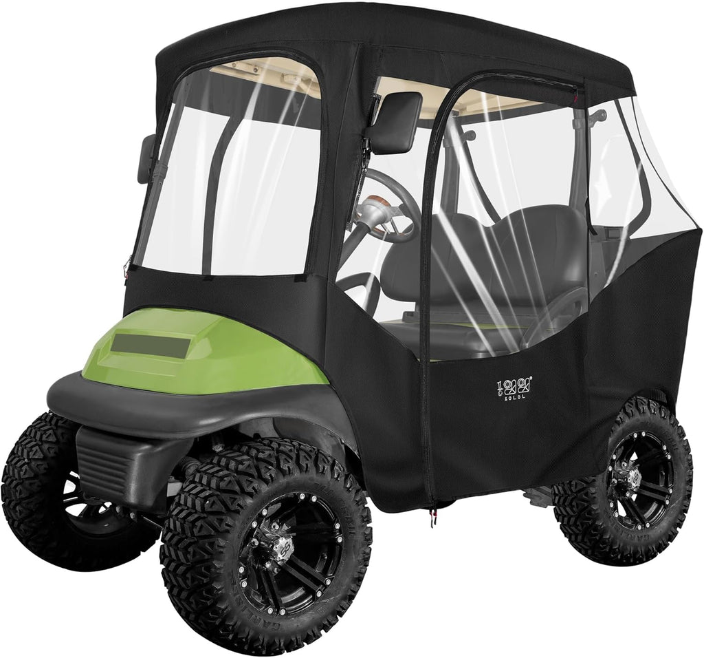 2 Passenger Golf Cart Enclosures Cover Black M55846