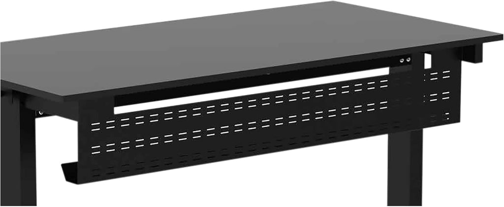 Black Under Desk Cable Management Tray U164008