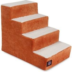Orange 4 Step Cat & Dog Stairs S3160