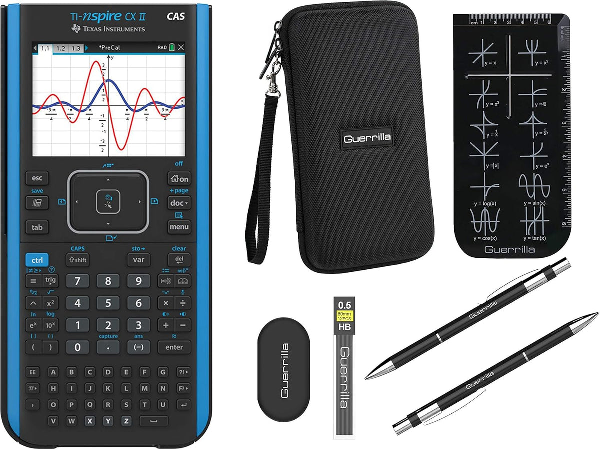 Graphing Calculator + Zipper Case + Accessory Kit, Black U573