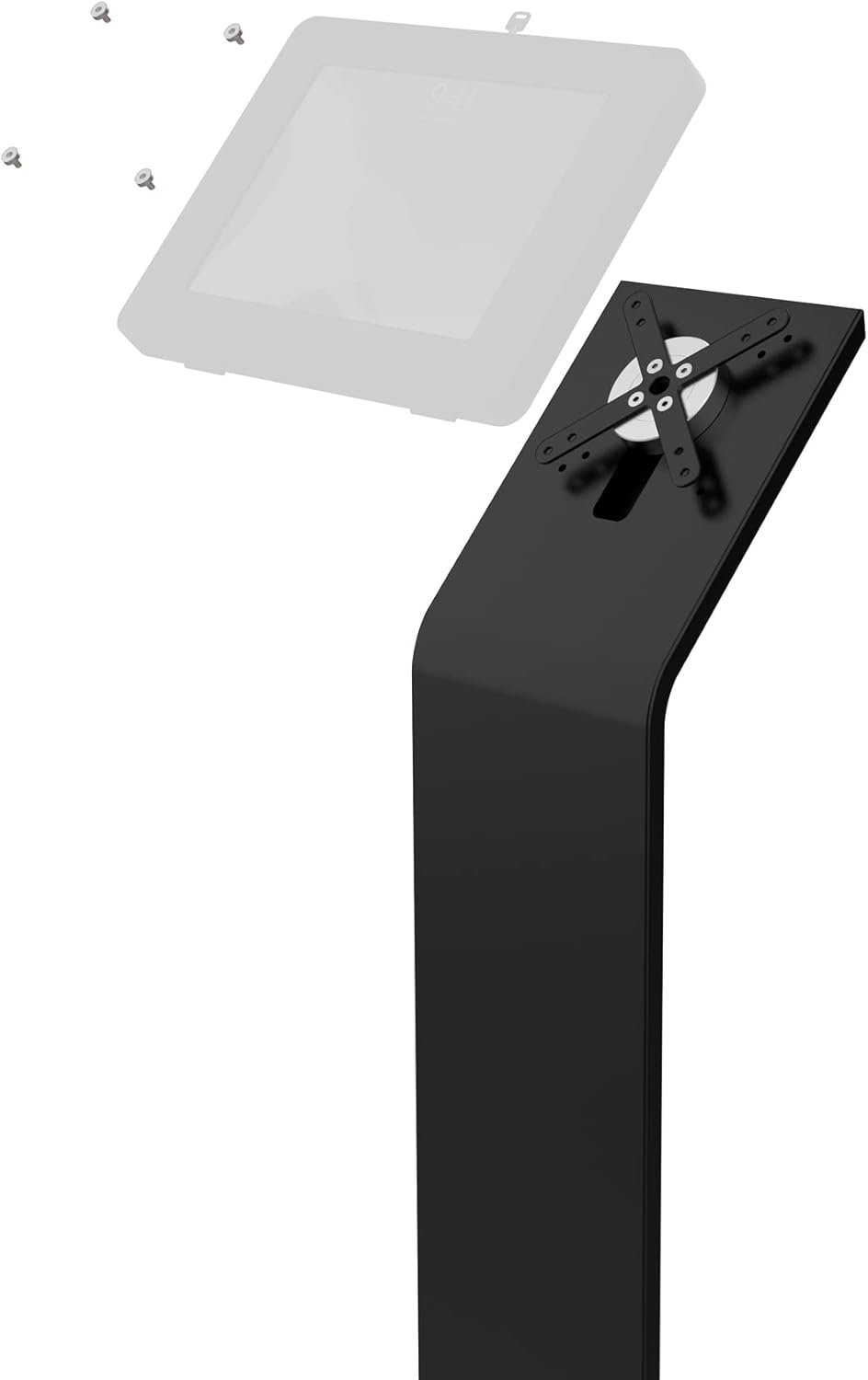 Black Heavy-Duty VESA Compatible Floor Stand Kiosk K35830