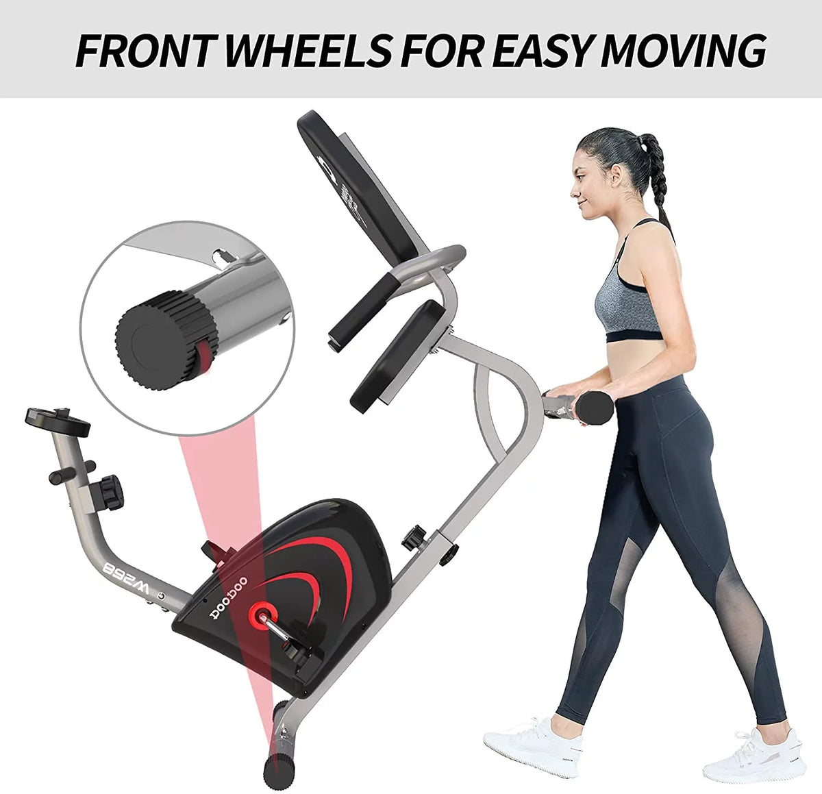 Recumbent Exercise Bike Magnetic Resistance P35921
