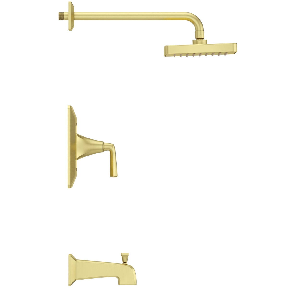 Single Handle Tub and Shower Trim Package in Tuscan Bronze Y14358