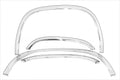 Stainless Steel Fender Trim J527494