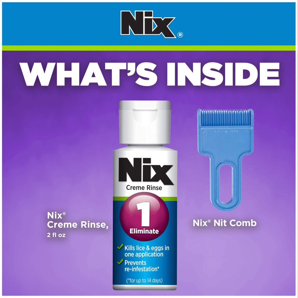 Extra Strength Lice Killing Creme Rinse and Lice Comb, 2 Fl Oz O233