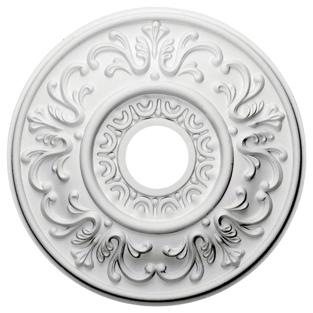 Hand-Painted Pewter Ceiling Medallion C15776