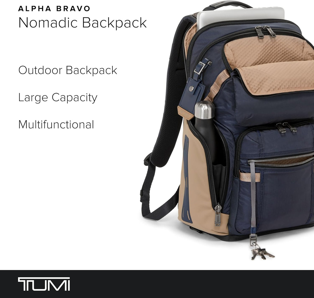 Midnight Navy Khaki Backpack H82702