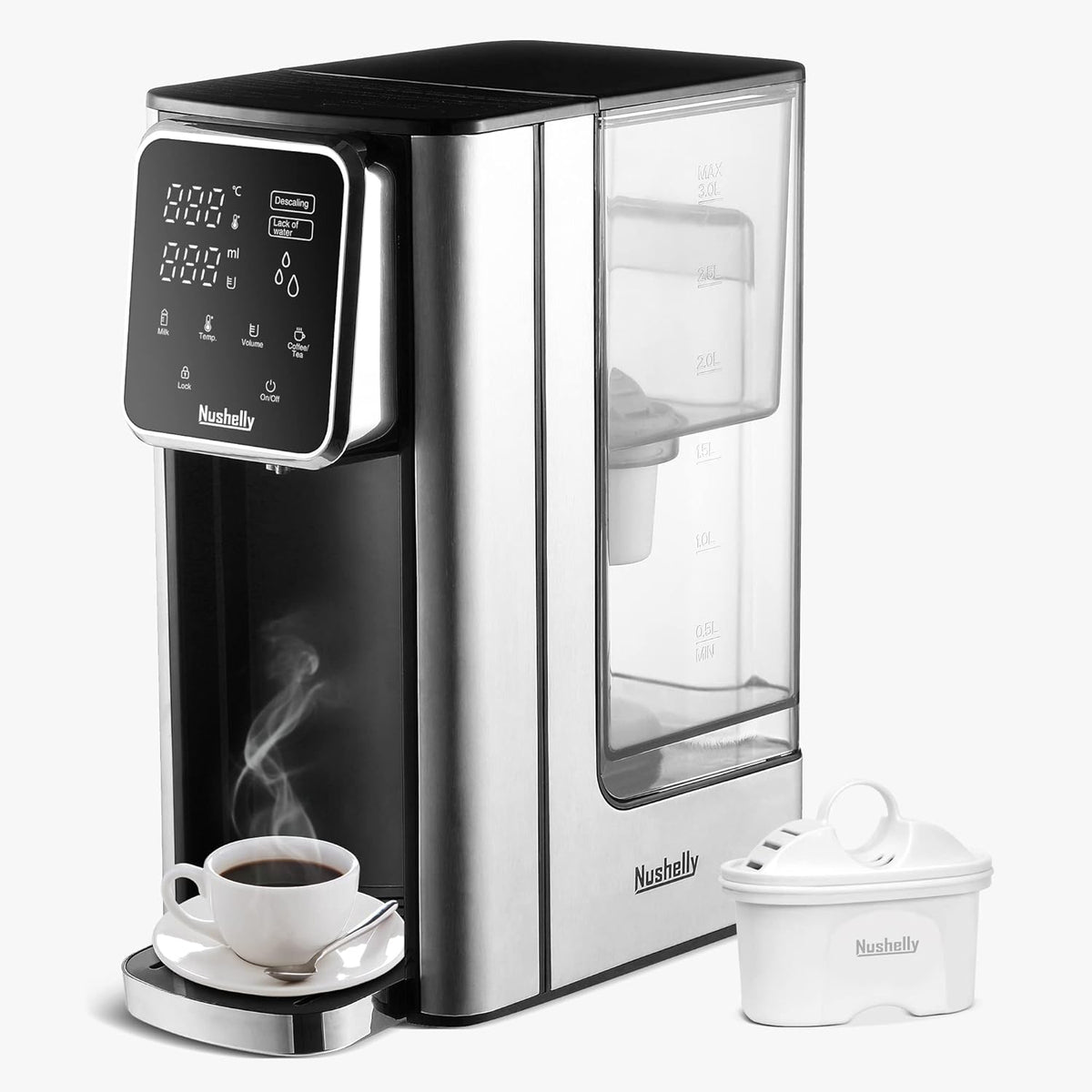 Countertop Water Filtration System with Instant Hot Water Dispenser W33243