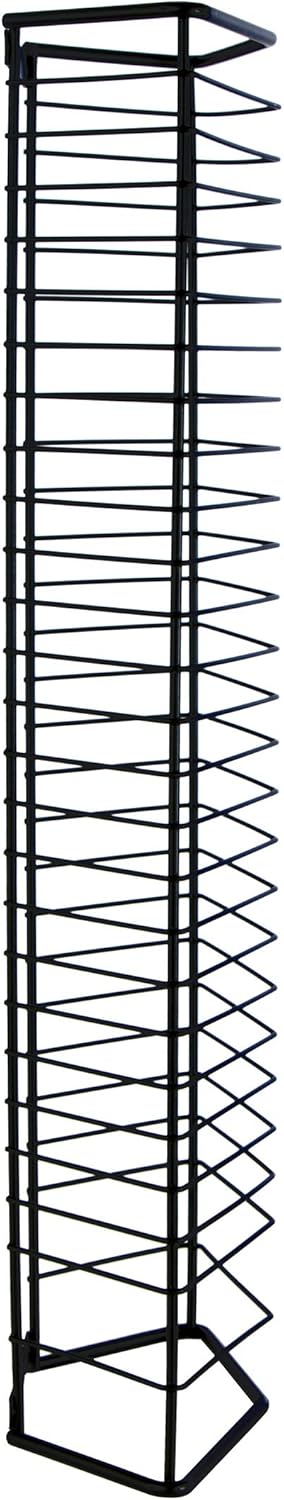 Matte Black Steel CD Tower G711991