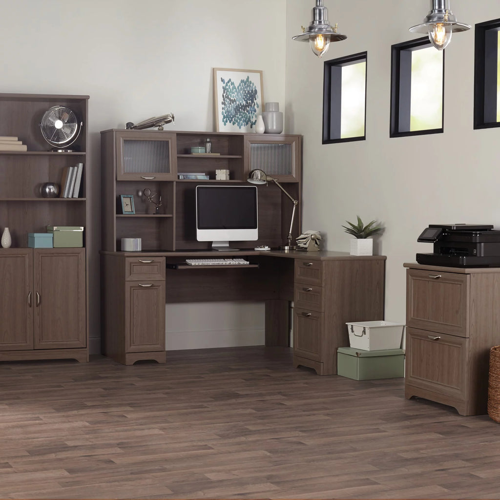 Gray L-Shape Corner Desk X691