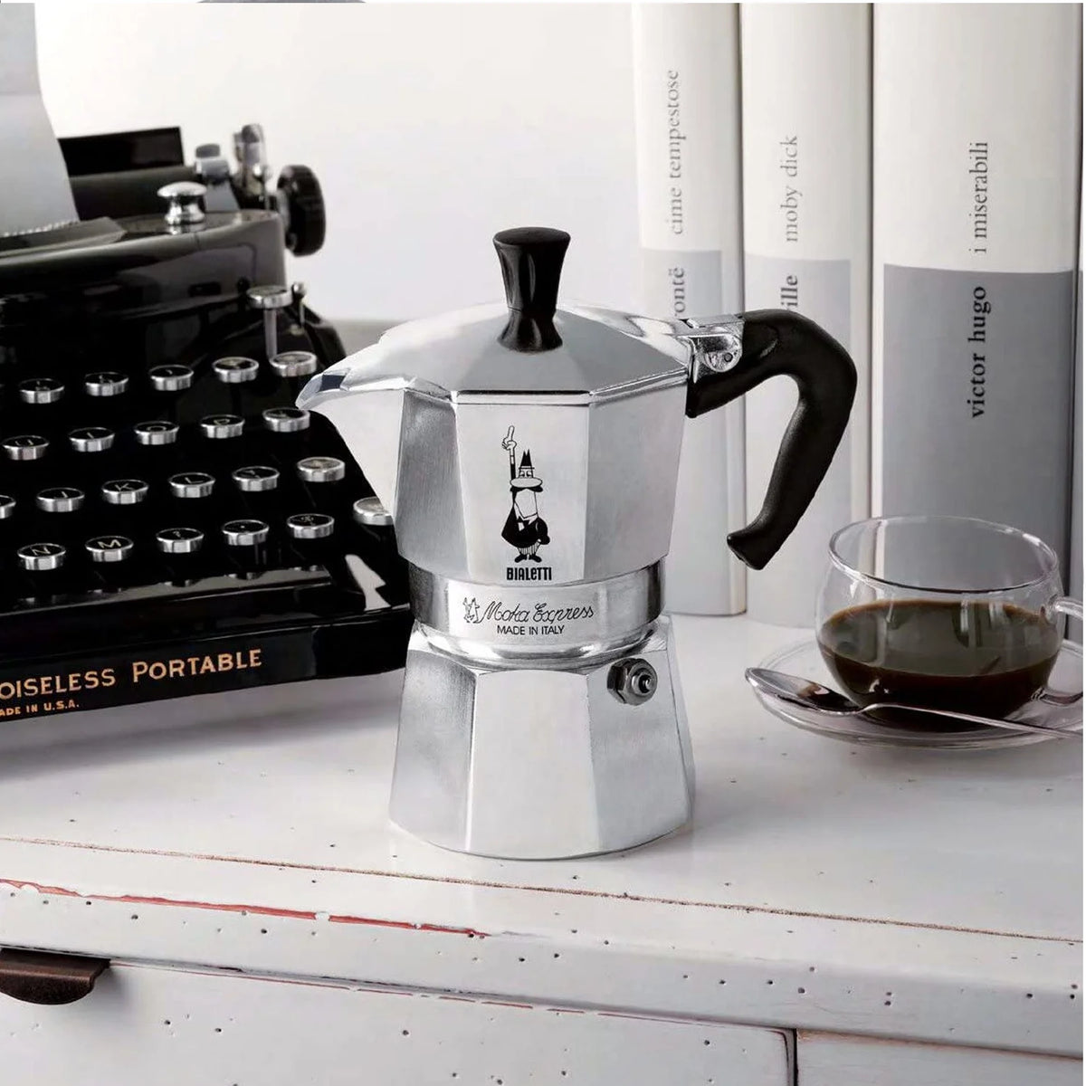 Aluminum 6 Cup Stovetop Espresso Coffee Maker I796277