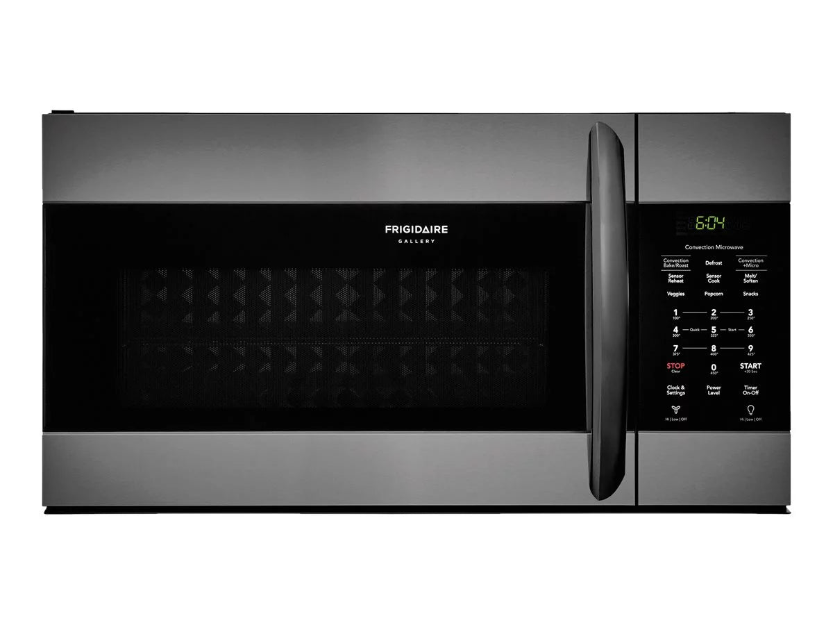 Black stainless steel over-range microwave oven with convection N560