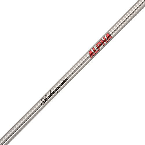 Medium 6' Low Profile Fishing Rod and Bait Cast Reel Combo (2 Piece), Black, White E311