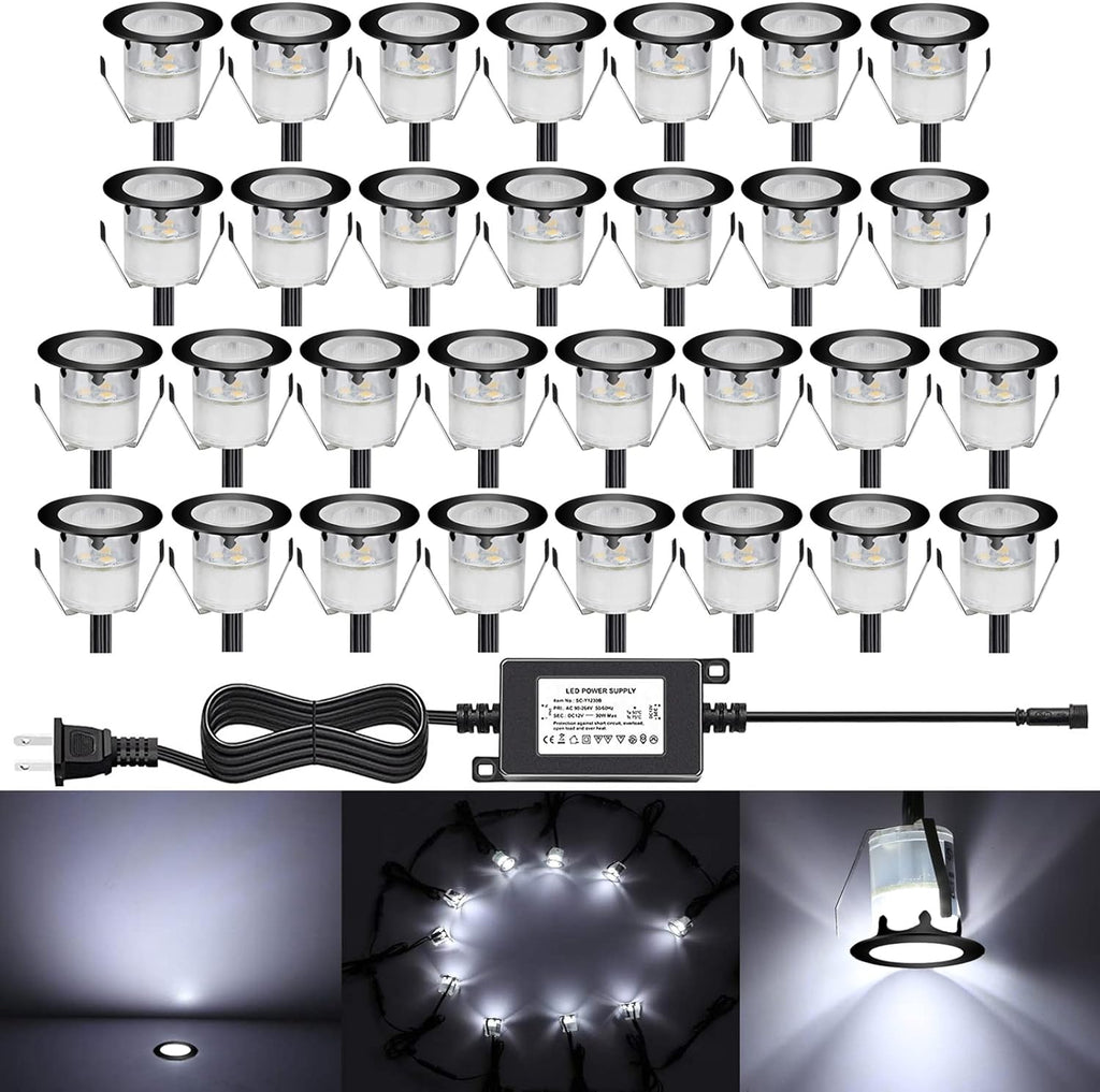 LED Deck Lights Pack of 10 Cool White U22259