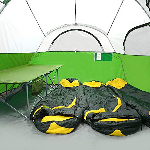 8 Person Weather Resistant Camping Tent with Carry Bag N338471