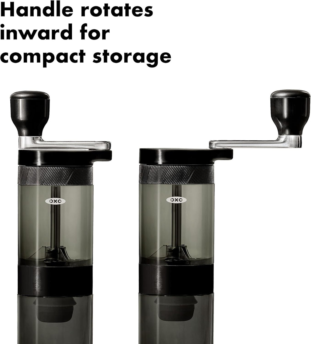 Black Manual Burr Coffee Grinder Z488345