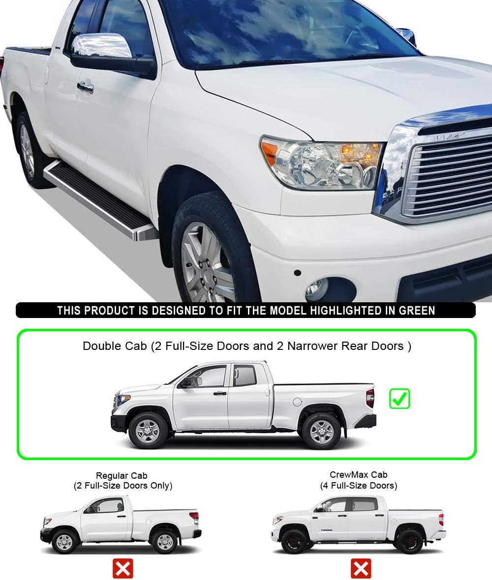 Running Boards 6in Double Cab C83478