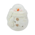 White Tealight Snowman Christmas Candle Holder O72614