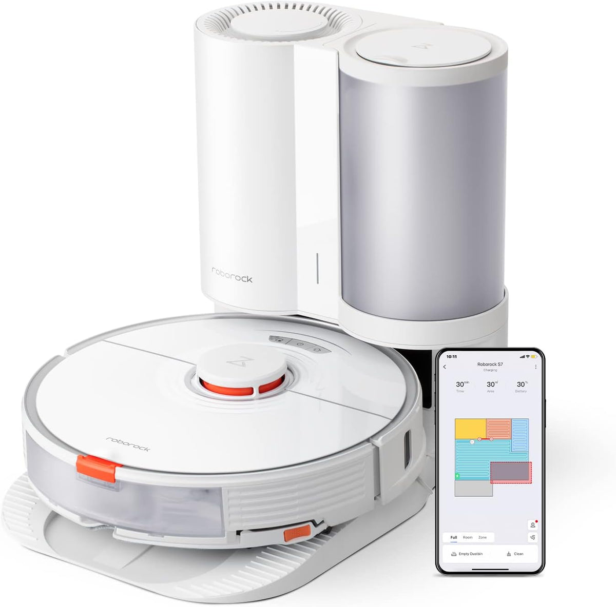 Robot Vacuum and Sonic Mop with Self-Empty Dock C898815
