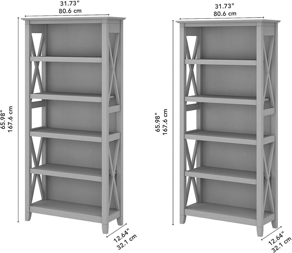 5 Shelf Bookcase Set Y584